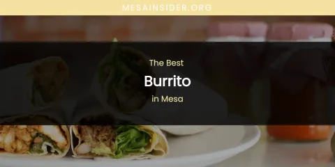 Mesa's Best Burrito