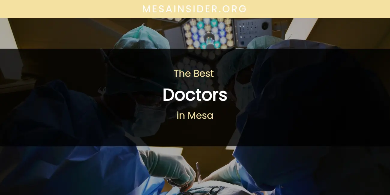 Mesa's Best Doctors featured