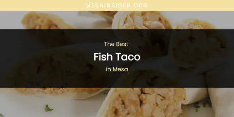 Mesa's Best Fish Taco