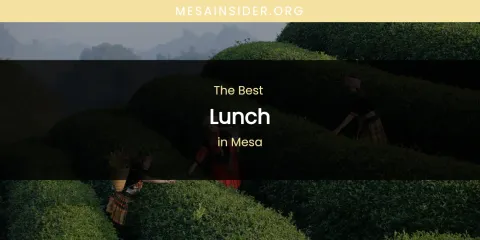 Mesa's Best Lunch