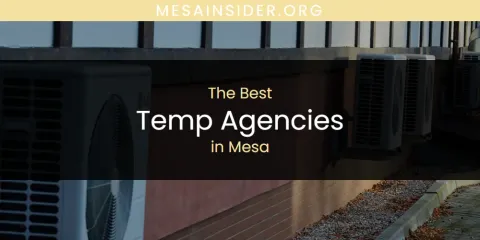 Mesa's Best Temp Agencies