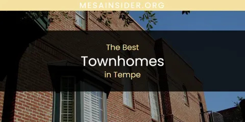 Tempe's Best Townhomes