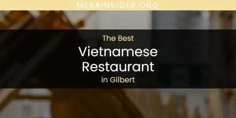 The Absolute Best Vietnamese Restaurant in Gilbert